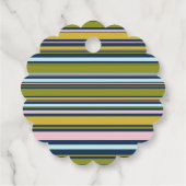 蝶のキス女の子の赤ちゃんシャワーギフト フェイバータグ (裏面)