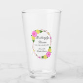蝶のキス未来のためのミセス・ブライダルシャワー タンブラーグラス (正面)