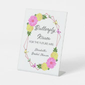 蝶のキス未来のためのミセス・ブライダルシャワー 台座サイン (正面)