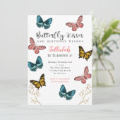 蝶のキス ガールズ バースデーパーティー 招待状 (スタンド正面)