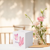 蝶のキス&ベビーウィズベビーシャワー | ピンク フェイバーボックス