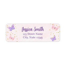 蝶のキス&ベビーウィッシュ水色 ラベル