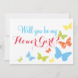 蝶のキス 花嫁の女の子になりますか 招待状