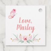 蝶のキス&誕生日の願いありがとう フェイバータグ (裏面)