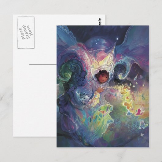 蝶のキラキラ*** ポストカード (正面/裏面)