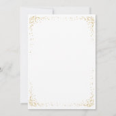 蝶のキンチアニエラとマス15歳の誕生日 招待状 (裏面)