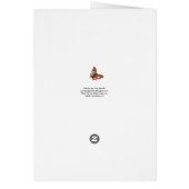 蝶のクリスマスツリー (裏面)