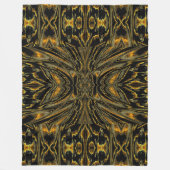 蝶のサイキー女神11 フリースブランケット (正面)