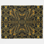 蝶のサイキー女神11 フリースブランケット (正面(横))