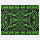 蝶のサイキー女神13 フリースブランケット (正面(横))