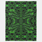 蝶のサイキー女神14 フリースブランケット (正面)