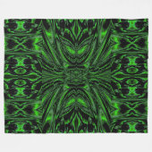 蝶のサイキー女神14 フリースブランケット (正面(横))