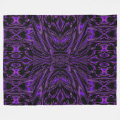 蝶のサイキー女神17 フリースブランケット (正面(横))