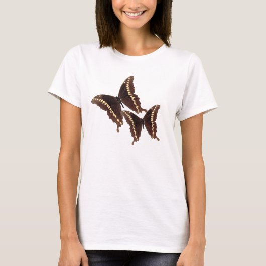 蝶のシャツ Tシャツ (正面)