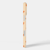 蝶のスケッチ、コーラルオレンジ Case-Mate iPhoneケース (裏面 / 右)