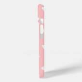 蝶のスケッチ、シェルピンクとホワイト Case-Mate iPhoneケース (裏面 / 左)