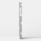 蝶のスケッチ、シルバーグレーと白 Case-Mate iPhoneケース (裏面 / 左)