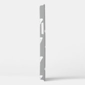 蝶のスケッチ、シルバーグレーと白 Case-Mate iPhoneケース (裏面 / 右)