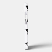 蝶のスケッチ，白と黒 Case-Mate iPhoneケース (裏面 / 左)