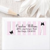 蝶のストライプ ラベル (インサイチュ)