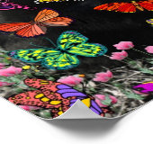 蝶のソバカス – Tuxedo子猫 ポスター (角)