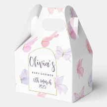 蝶のテーマのパーティーボックス