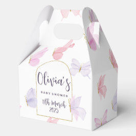 蝶のテーマのパーティーボックス フェイバーボックス