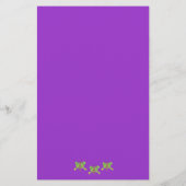 蝶のテーマの子供の保育チラシ チラシ (裏面)