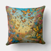 蝶のテーマ クッション (裏面)