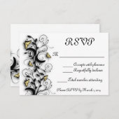 蝶のテーマ 招待状 (正面/裏面)