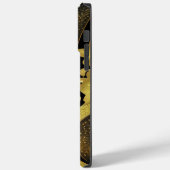 蝶のデザインとお名前のカスタマイズ Case-Mate iPhoneケース (裏面 / 左)