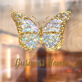 蝶のデザインの窓用シール ウィンドウサイン (シート2)