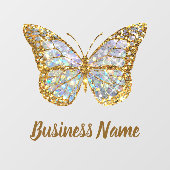 蝶のデザインの窓用シール ウィンドウサイン (シート)