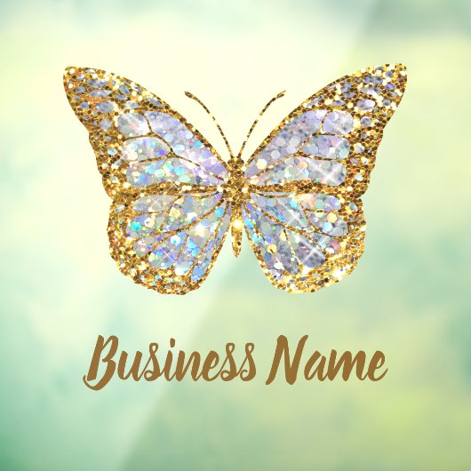 蝶のデザインの窓用シール ウィンドウサイン (シート3)