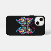 蝶のデザイン iPhoneケース (裏面横)