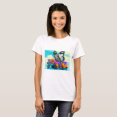 蝶のトラック Tシャツ (正面フル)