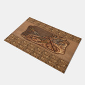 蝶のドーマット/表のドーマット、引っ越し祝いパーティーギフト ドアマット (アングル)