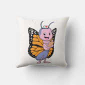 蝶のナース クッション (裏面)