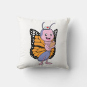 蝶のナース クッション (正面)