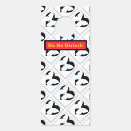 蝶のハート　眠っている赤ちゃんを起こさないでください ドアノブサイン