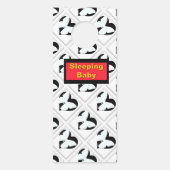 蝶のハート　眠っている赤ちゃんを起こさないで/お客様お断り ドアノブサイン (裏面)