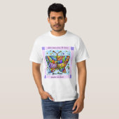 蝶のハート Tシャツ (正面フル)