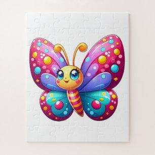 🧩🦋蝶のパズル - 自然にインスパイアされたカラフルなデザイン ジグソーパズル