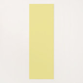 蝶のパターン黄色モノグラガーリーム ヨガマット (裏面)