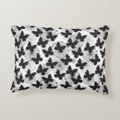 蝶のパターン アクセントクッション (裏面)