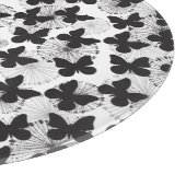 蝶のパターン カッティングボード (角)