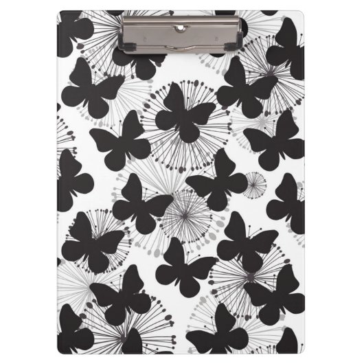 蝶のパターン クリップボード (正面)