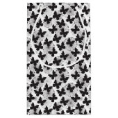 蝶のパターン スモールペーパーバッグ (裏面)