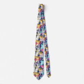 蝶のパターン ネクタイ (正面)