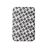 蝶のパターン バスマット (正面縦)